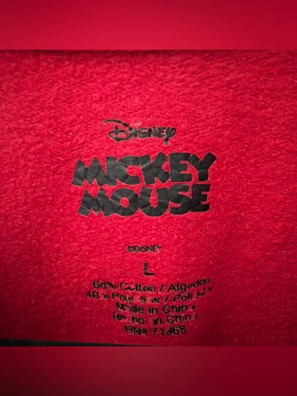 Disney Red Mickey & Minnie Holiday Kids Pullover Sweatshirt